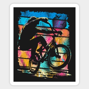 Retro Bmx Apparel - Vintage Bmx Bike Magnet